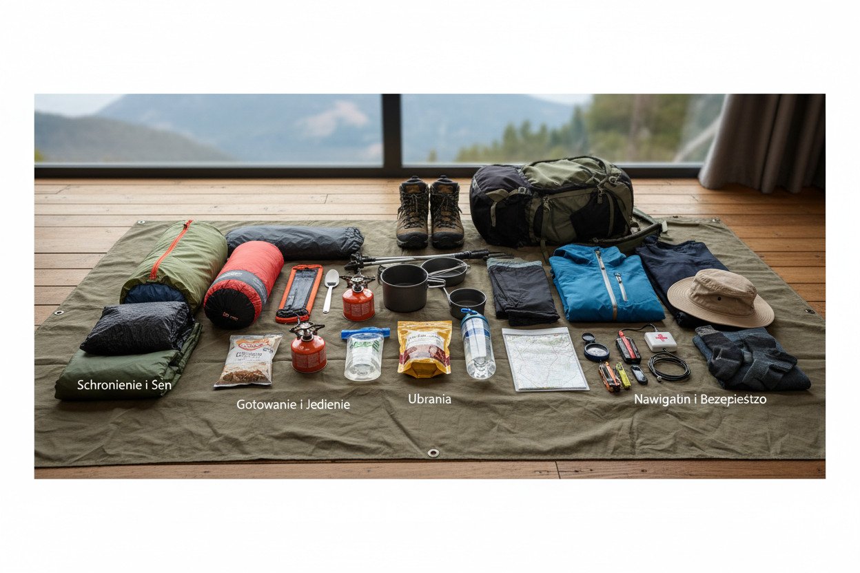 Lista rzeczy na trekking — ekwipunek z podziałem na kategorie