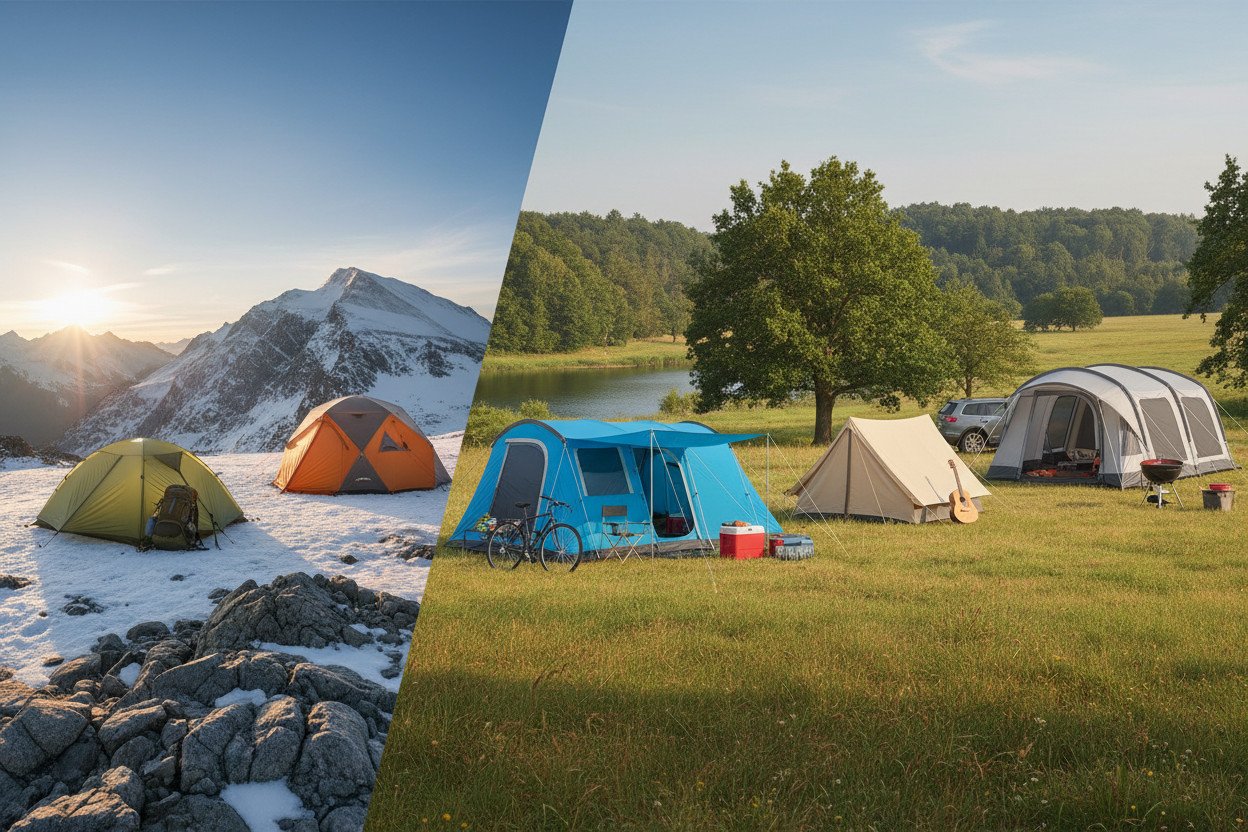 Typy namiotów — co pasuje do jakiego wyjazdu